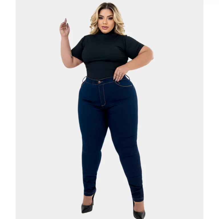 Calça Jeans Feminina Plus Size 48 ao 54 Cintura A