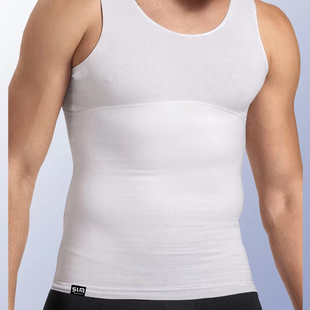 Slim Alta Compressão Postura Cinta Modeladora Masculina Fit