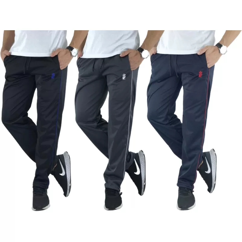 kit 3 Calça Masculina Poliester Tamanho Especial Plus Academia Esportiva Oferta