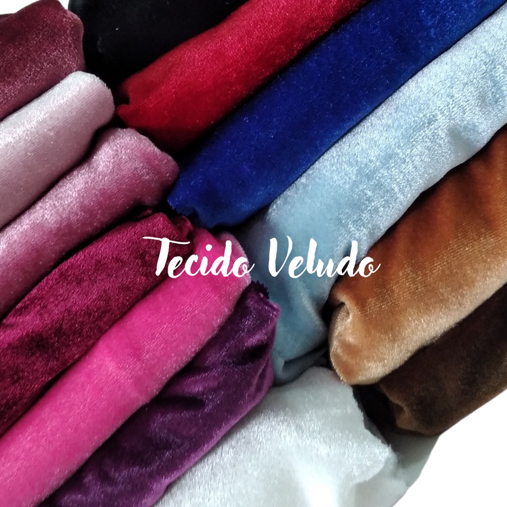 Tecido Veludo 50×70 cm (1 Unidade) para Laços e Tiaras e Laços