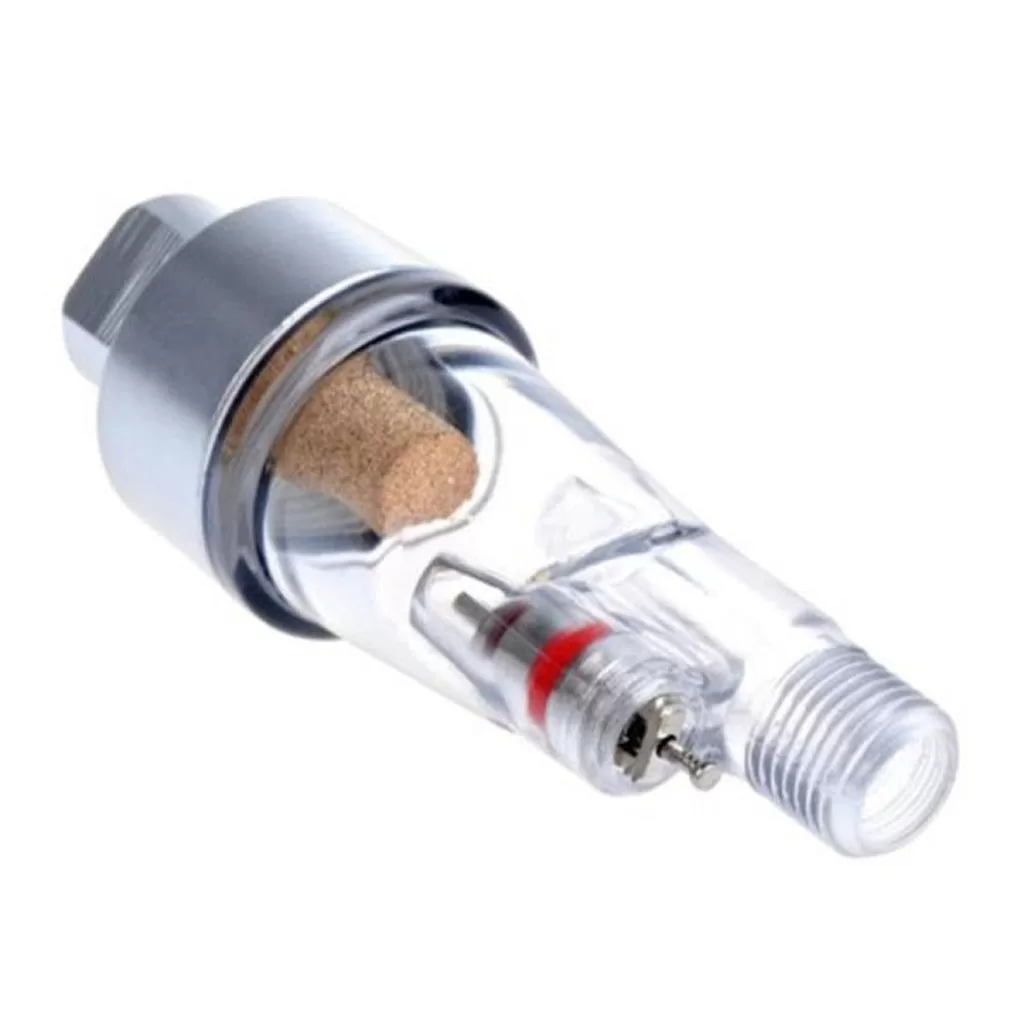 Mini Filtro de Ar para Aerógrafo Rosca 1/8 Wimpel