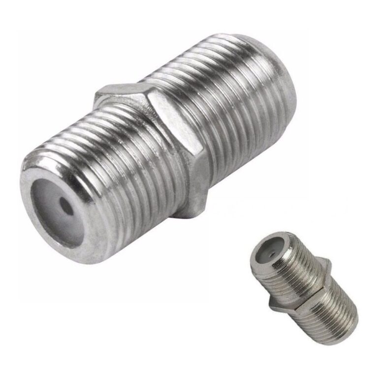 1 unidade = Adaptador Emenda F Coaxial Fêmea x F