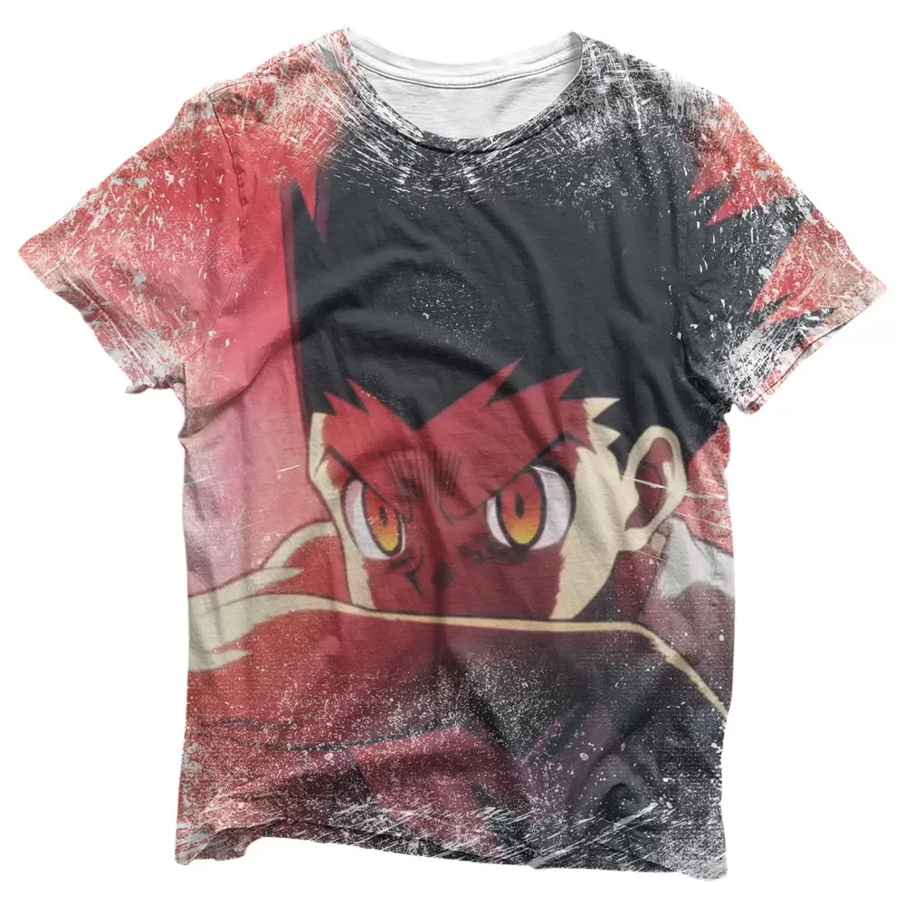 Camisa Gon Pensativo – Camisas Hunter X Hunter Estampa Total
