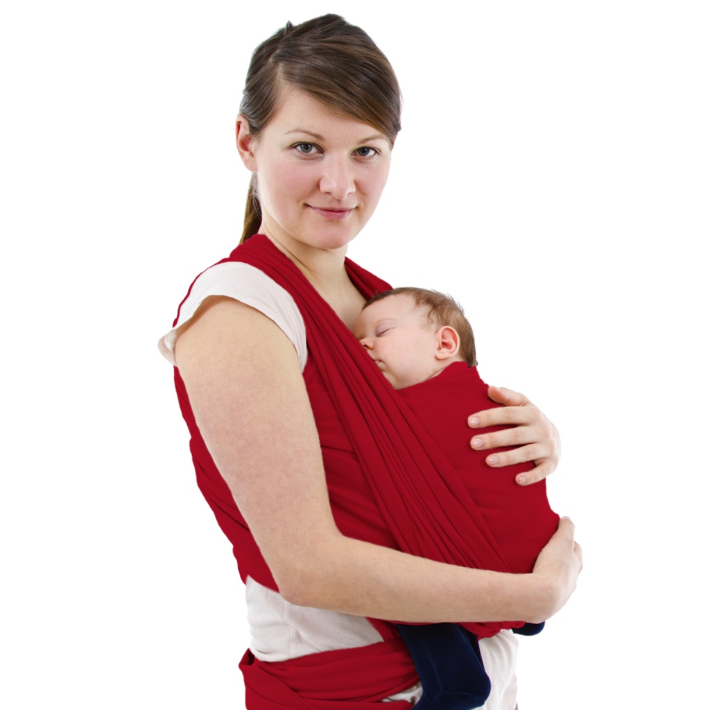 Canguru Bebê Recém-Nascido Wrap Best Sling  Suporta até 20 kg Liso Vermelho Enxoval, Presente.