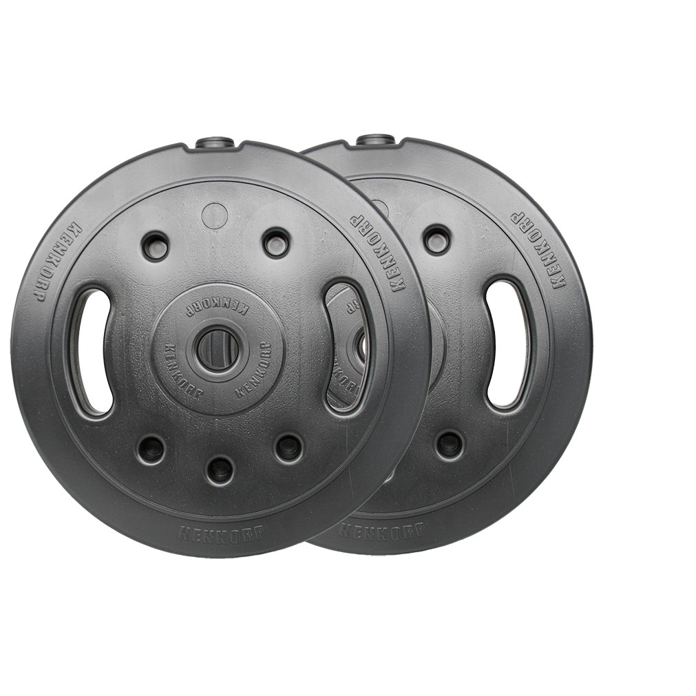 2 x Anilha em Polietileno de 5kg – total de 10kg