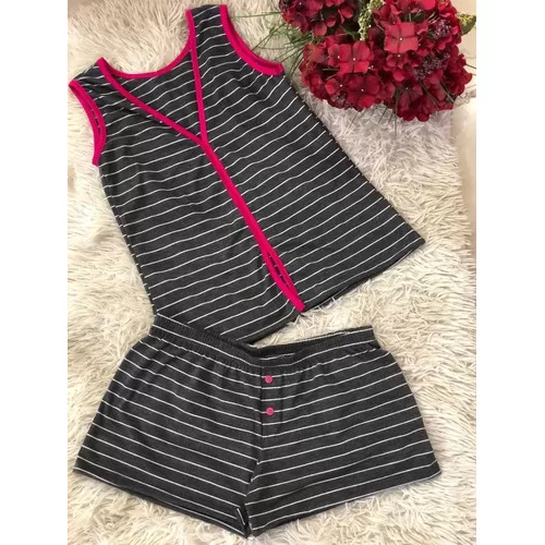 Pijama Feminino Listrado Confortavel Dia A Dia