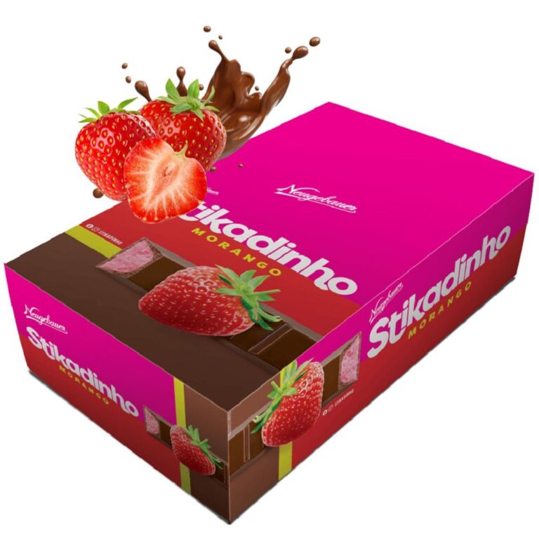 Chocolate Stikadinho Morango C/32unidades – 