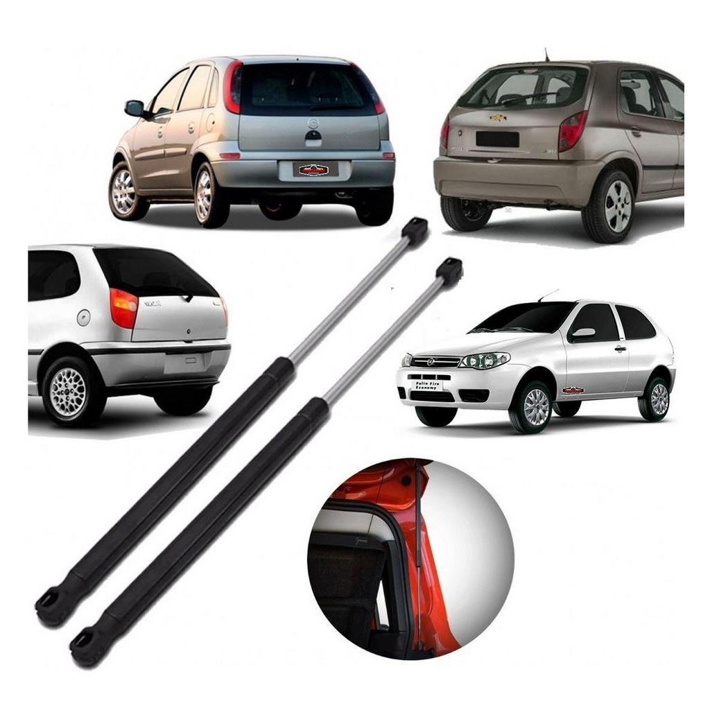 Par Amortecedor Tampa Traseira Porta-Malas Palio 1996 A 2011