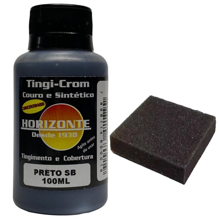Tinta Couro Preto Semi Brilho Restaura Sapato Bota
