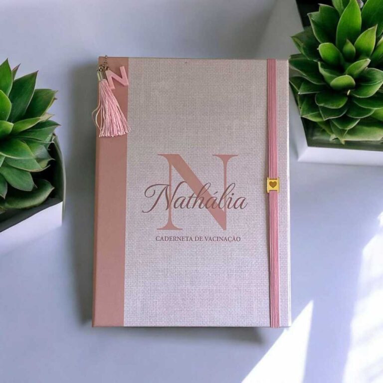 Capa dura Personalizada para caderneta de vacina D