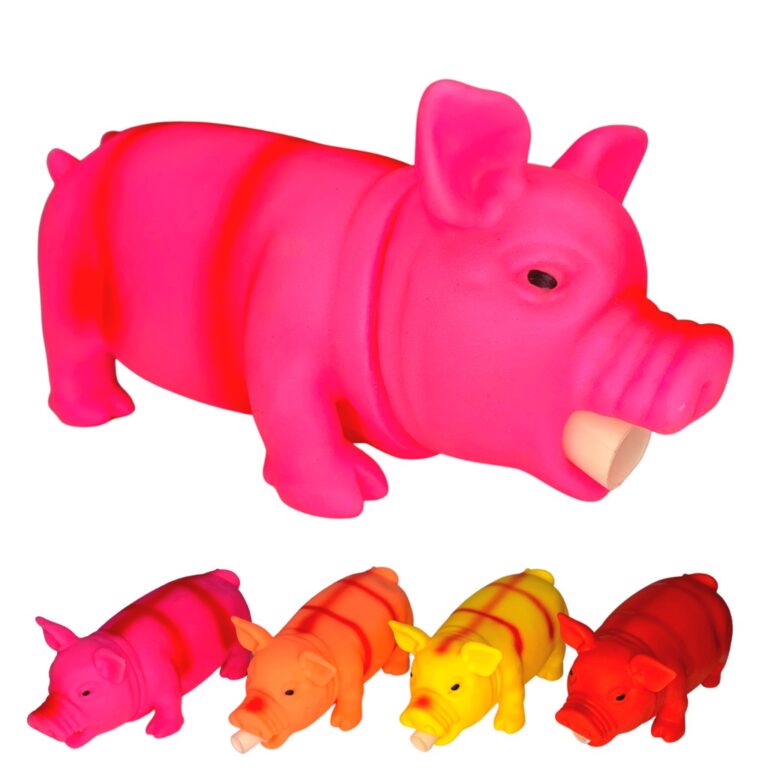 Porco de Vinil Com Som Brinquedo de Banho Infantil
