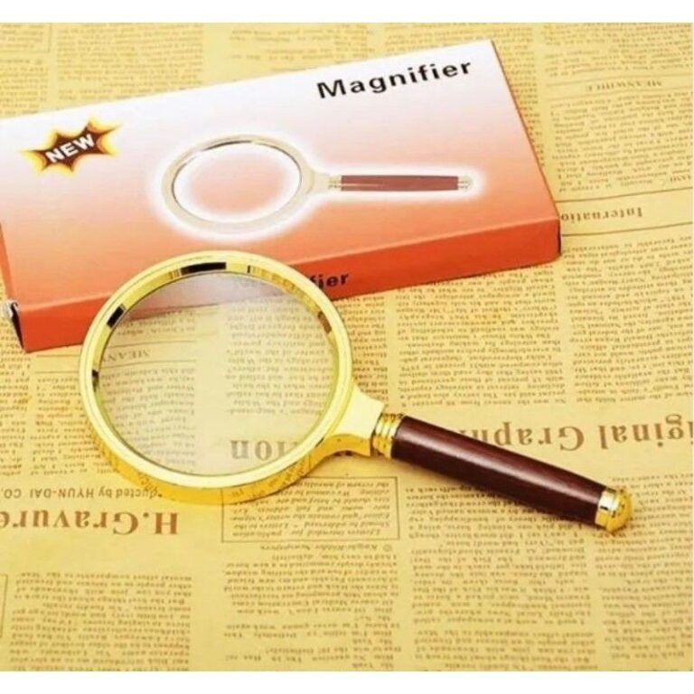 Lupa De Luxo Com Lente De Aumento Zoom 10x 90mm 52