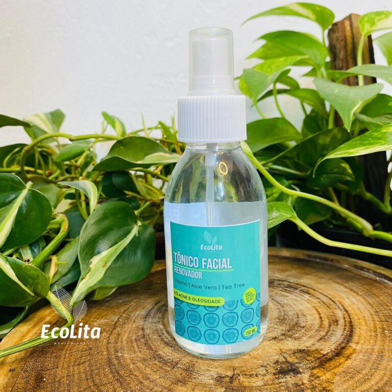 Tônico facial renovador | Pepino, aloe vera e tea