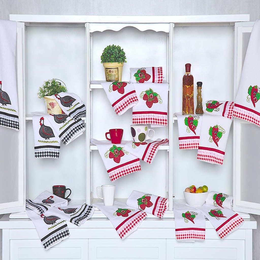 Pano de Prato Maria 7 Peças