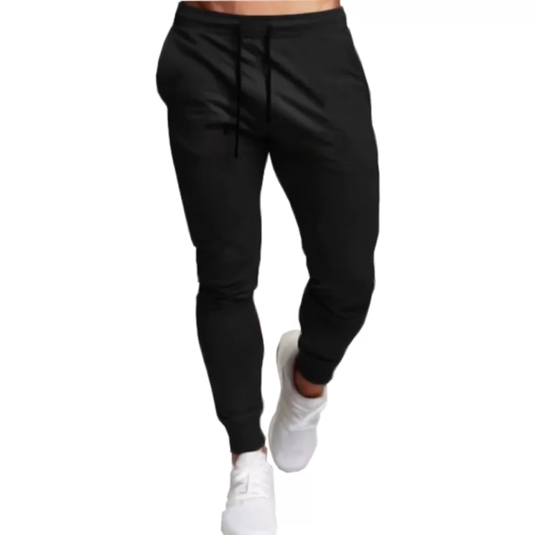 Calça Moletom Masculina Skinny Academia Gym Slim 