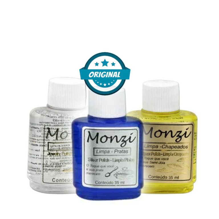 Limpa Pratas Monzi Original 35ml – Liquido p