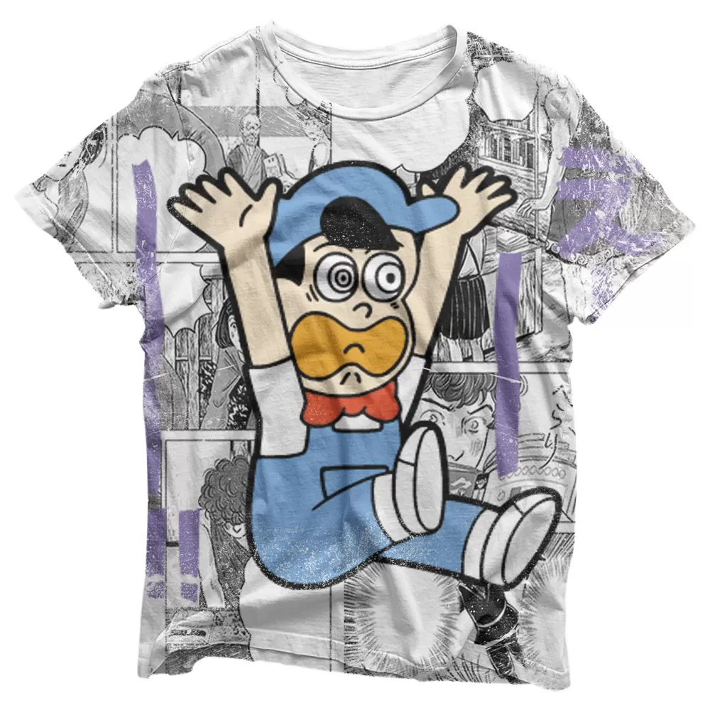 Camisa Mangá Aware Meisaku-kun – Camisas Aware Meisaku-kun Estampa Total