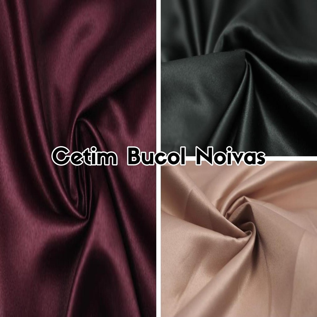 6 Metros Tecido Cetim Bucol Noivas | Cetim Estruturado Para Vestidos (6m x 1.47m)