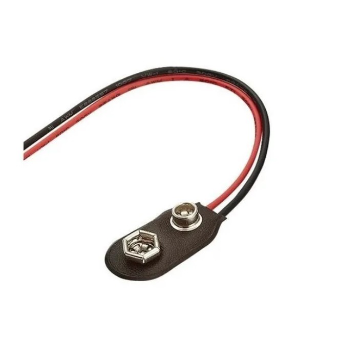 100 Peças – Clip Para Bateria 9v Tipo I Pro