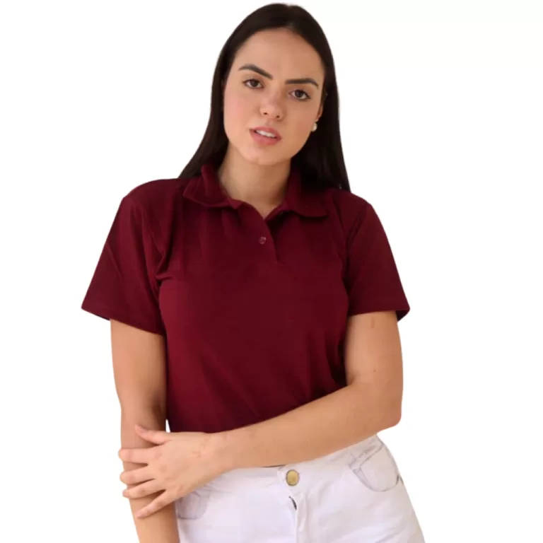 Blusa Blusinha Camiseta Gola Polo Feminina Atacado