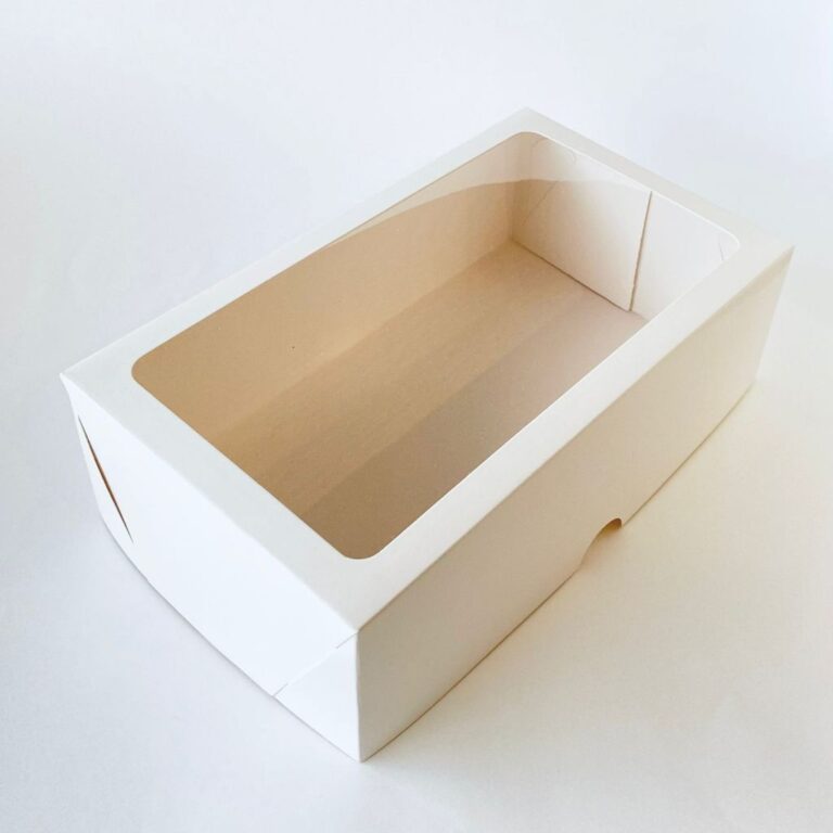 Caixa com Visor S17 Branca (25x15x8cm) 10 unidades