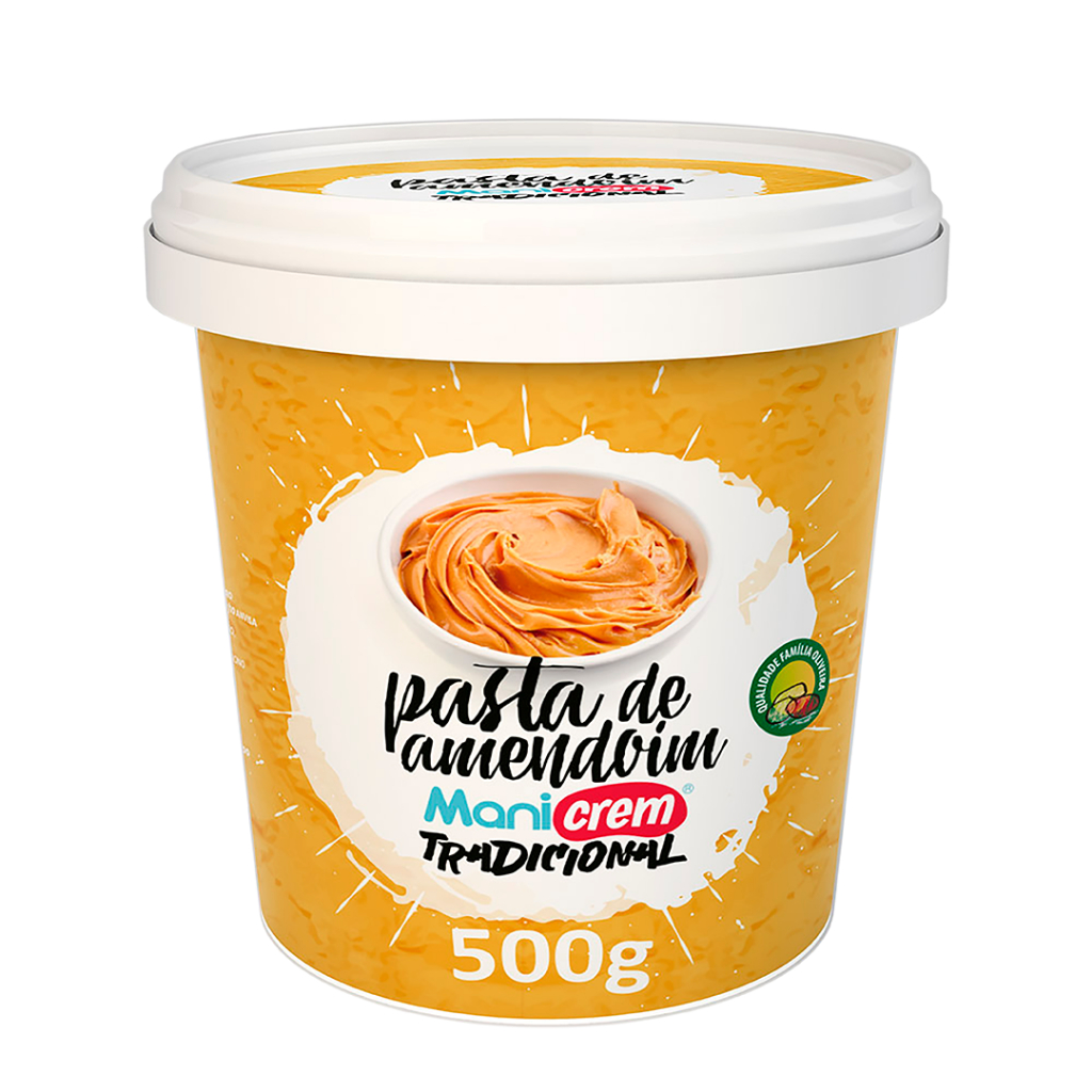 Creme Pasta De Amendoim Deliciosos Sabores Manicrem 500g