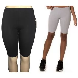 Bermuda ciclista Lisa de cotton em várias cores P
