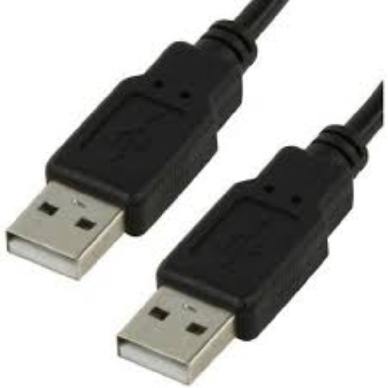 CABO USB 2.0 – USB MACHO A + USB A MACHO 2.0 – 1.80M – PRETO 018-3276