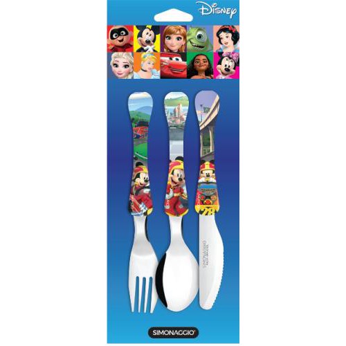 Disney Cartela – Jogo de Talher infantil 3 p