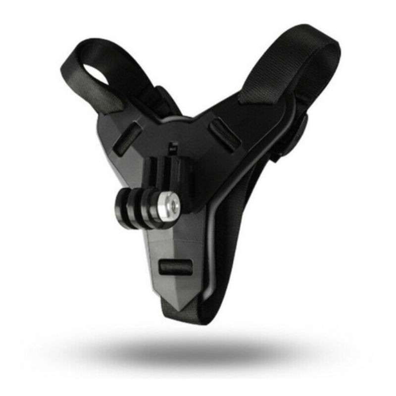 Suporte Go Pro Queixo Cinta Capacete Universal Gopro Sjcam