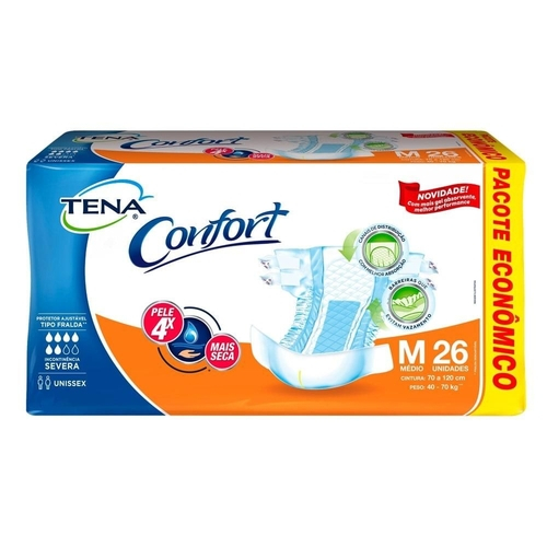 FRALDA GERIATRICA TENA CONFORT BIOFRAL M – 2
