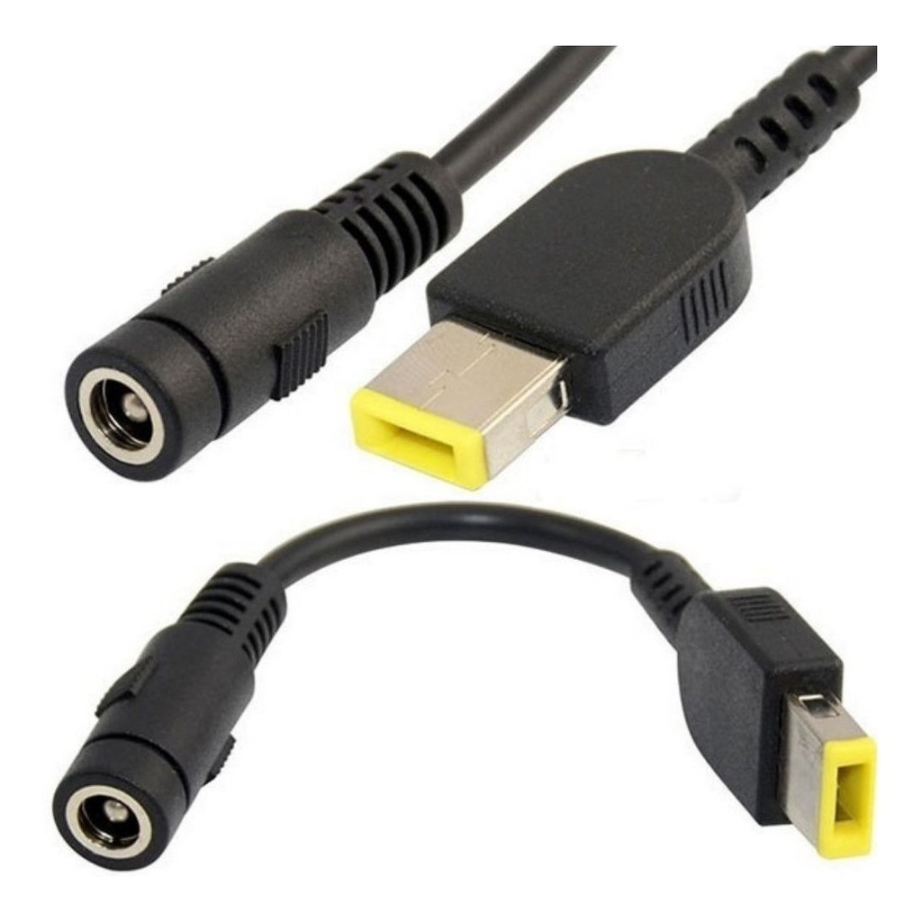 Adaptador De Fonte 5.5 x 2.5mm para Plug Retangular Lenovo