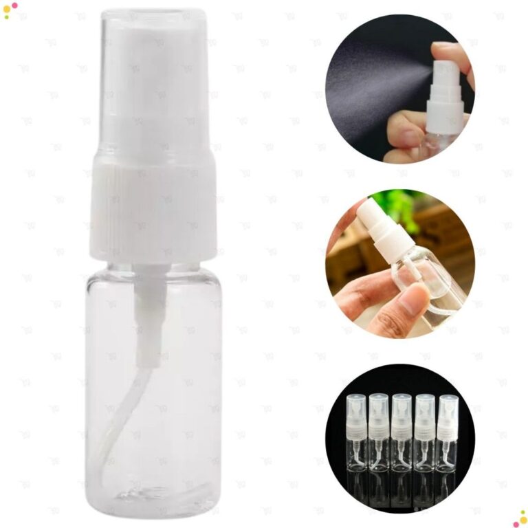 15 Borrifador 10ml Spray Frasco Transparente Válv