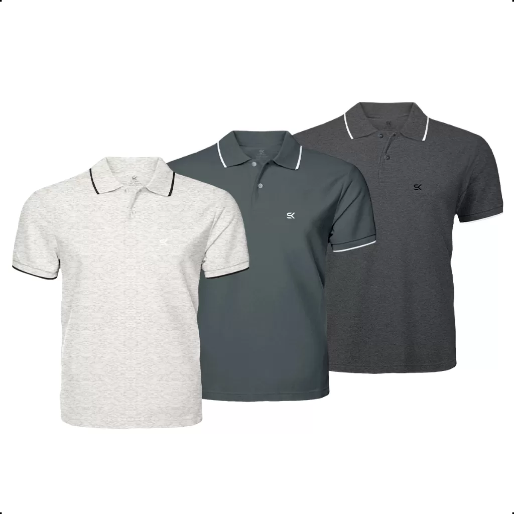 Kit 3 Camisa Gola Polo Masculina Piquet Plus Size G7 a G9 Tamanho Especial