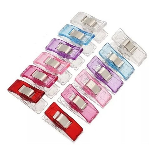 30 Mini Prendedor Clips Wonder Prender Tecidos Col