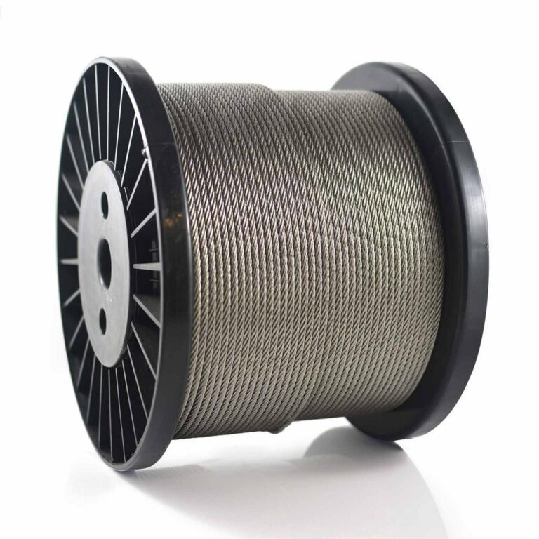 Cabo De Aço 500 metros Alma Fibra Galvanizado 3,2