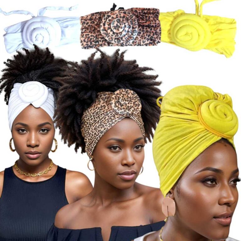 Turbante para cabelo black presente para o dia das