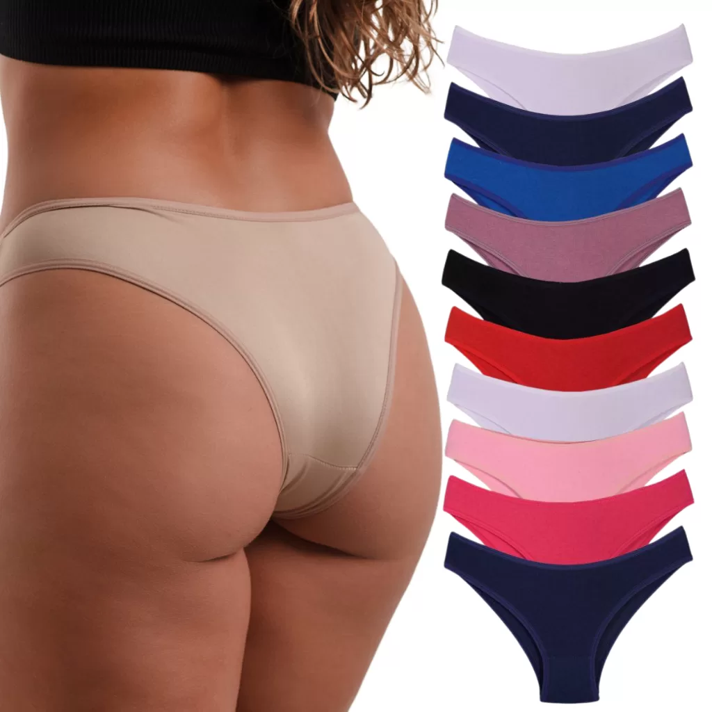 kit 5 Calcinha Calcinhas Conforto Tanga Moda Íntima Direto da Fábrica