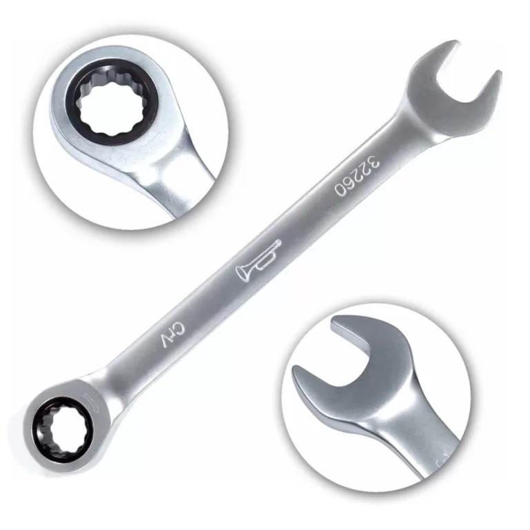 Chave Combinada Com Catraca 13MM Profissional CRV 