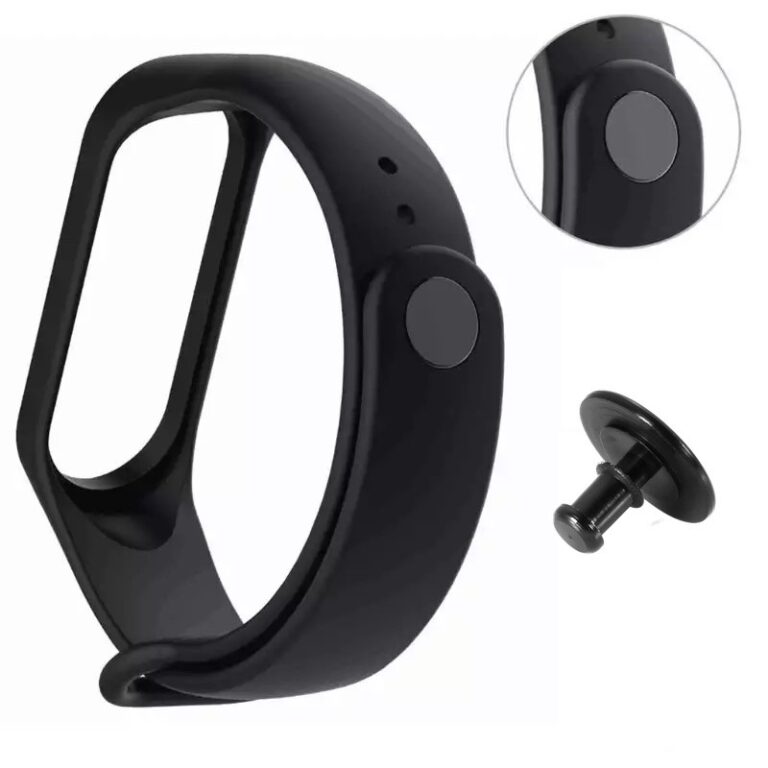 Pino Botão Metal Trava Para Pulseira Xiaomi Mi Ba