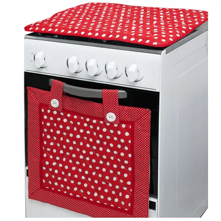 Decoração de Fogão (Cortina P/ Forno e Capa P/ 
