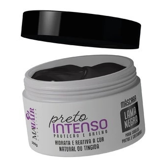 Máscara Matizadora Cabelo Preto Intenso Black 300