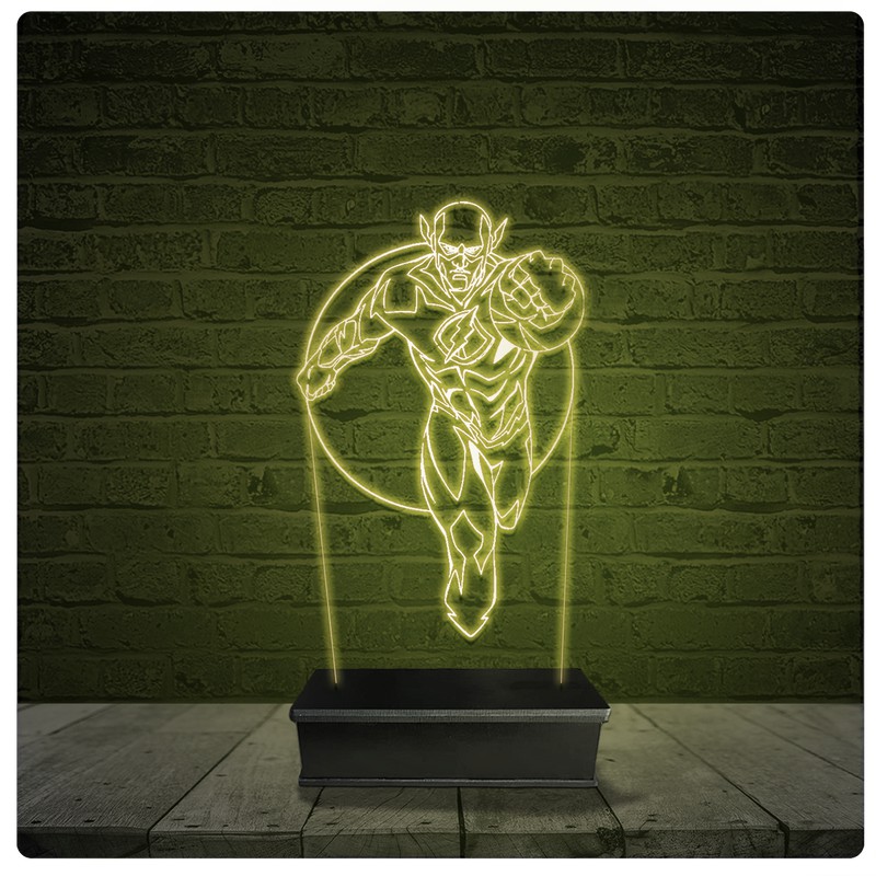 Led Luminária Acrílico Abajur – Flash Reverso