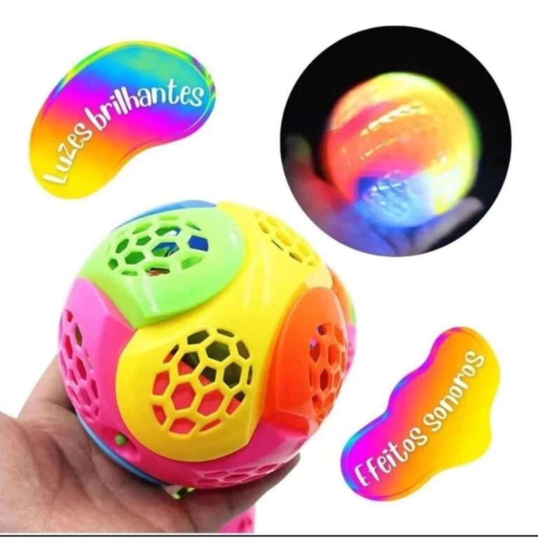 Bola Maluca Treme Pula Vibra Brinquedo Com Luz e S