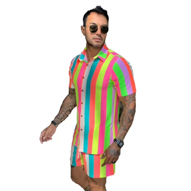 conjunto unissex neon