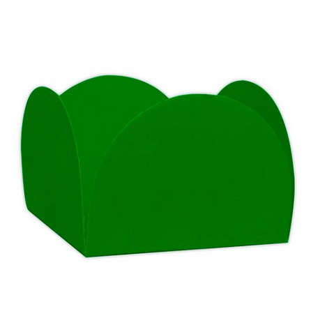Forminha 4 Pétalas para Doces Verde Bandeira R