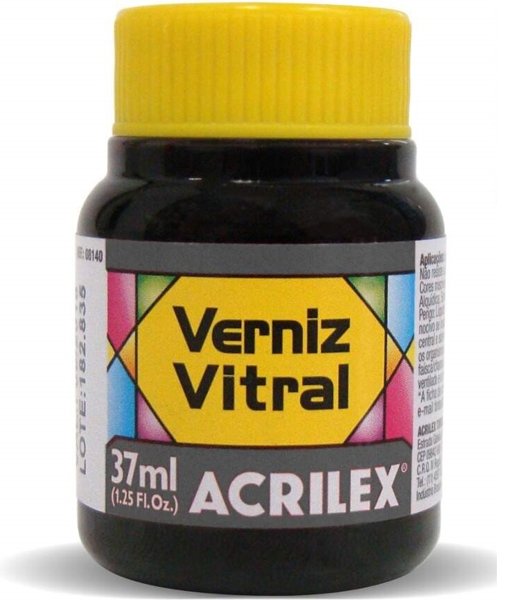 Verniz Vitral Cinza Lunar 574 37ml Acrilex –