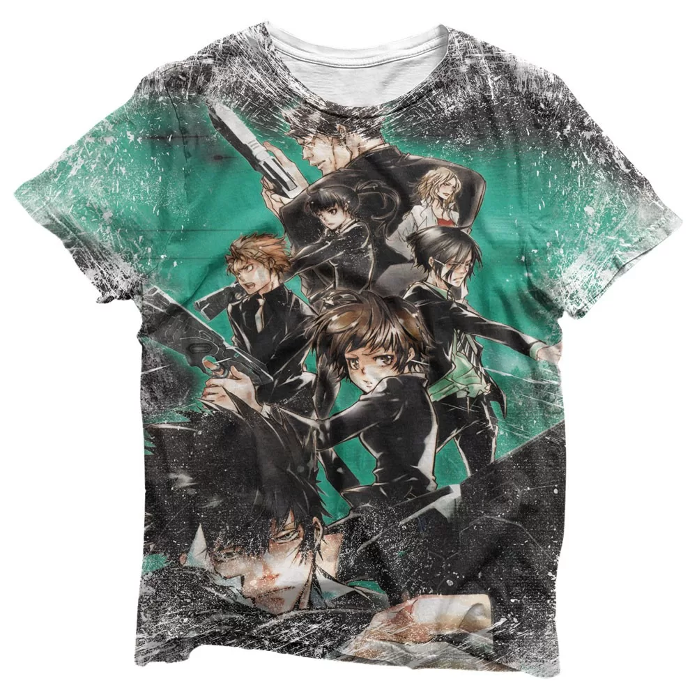 Camisa Primeira Temporada – Camisas Psycho-Pass Estampa Total