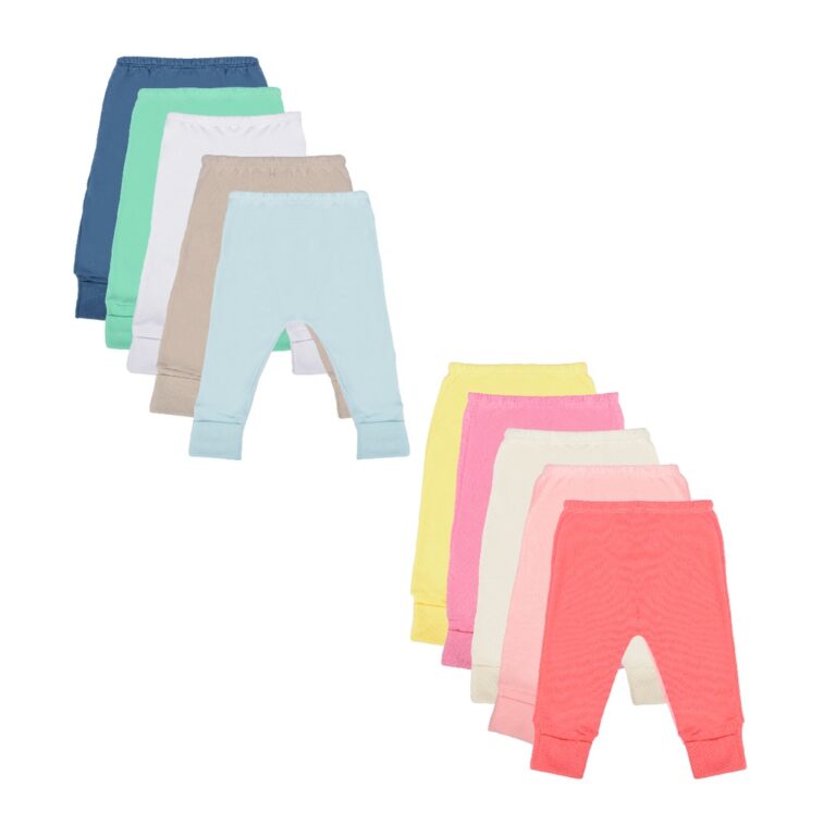Calça Mijão Bebê Kit 5 Peças Roupinha Bebê Al