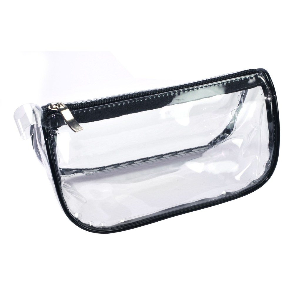 Necessaire Organizador Porta Maquiagem Canoa Transparente Cristal